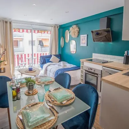 4 Couchages Climatise Direct Plage Wifi Parking Antibes Exterior photo