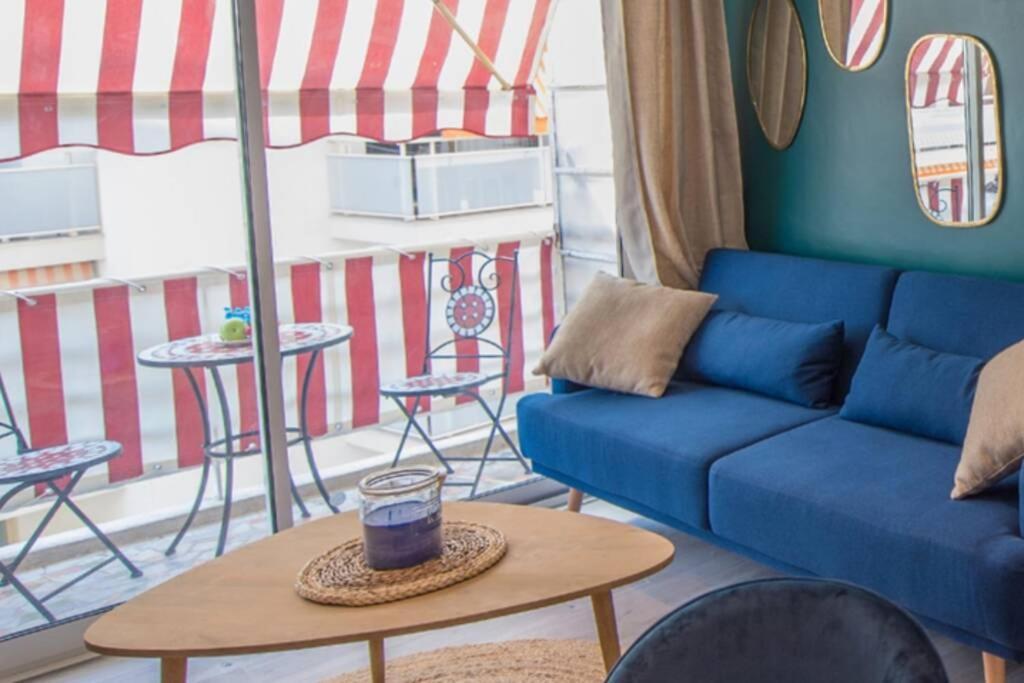 4 Couchages Climatise Direct Wifi Parking Appartamento Antibes