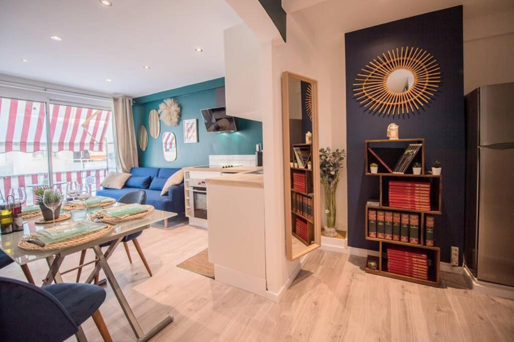 4 Couchages Climatise Direct Wifi Parking Appartamento Antibes